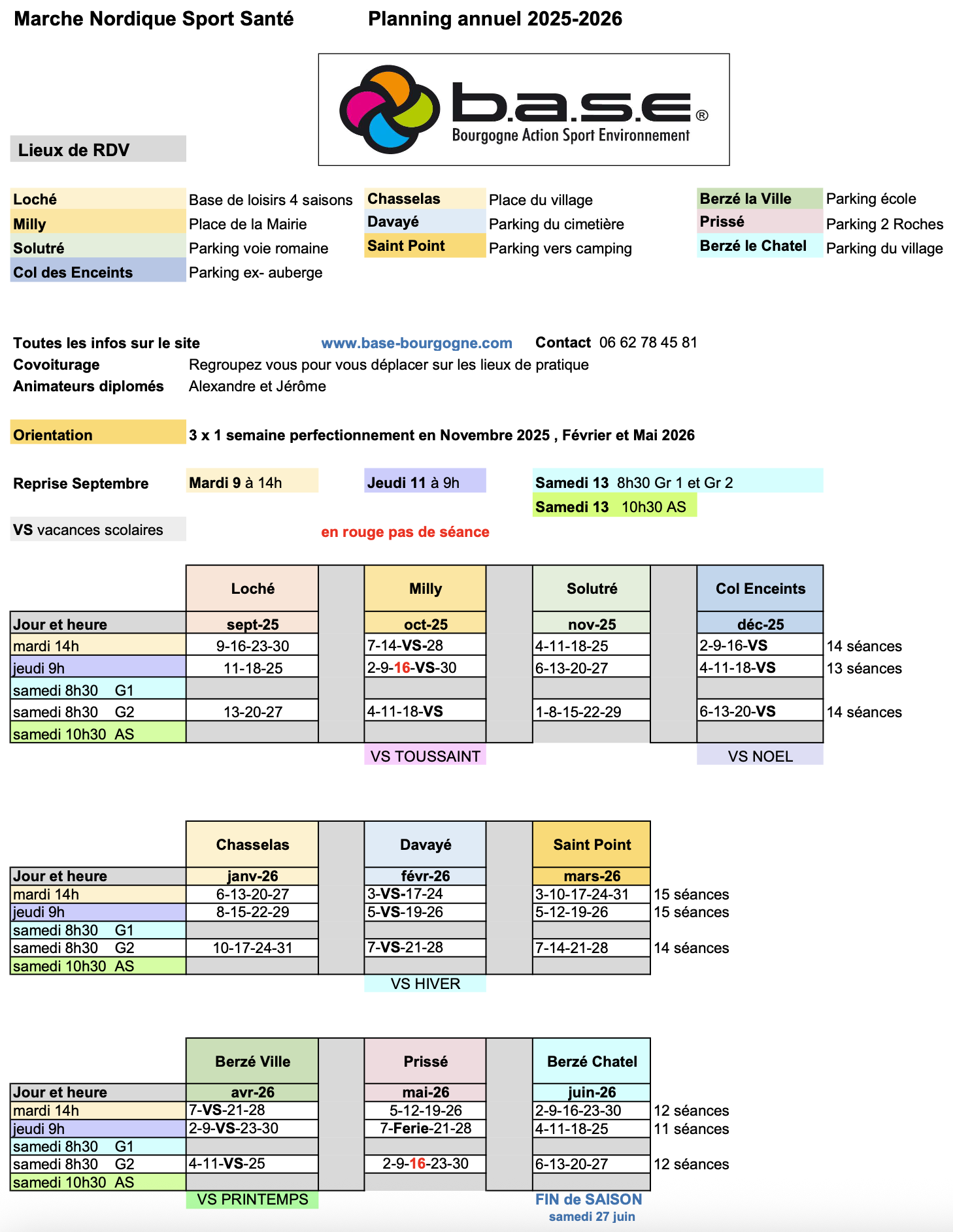 PLANNING ANNUEL BASE 25 26